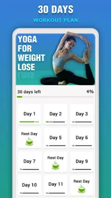 Yoga for Weight Loss, Workout android App screenshot 6